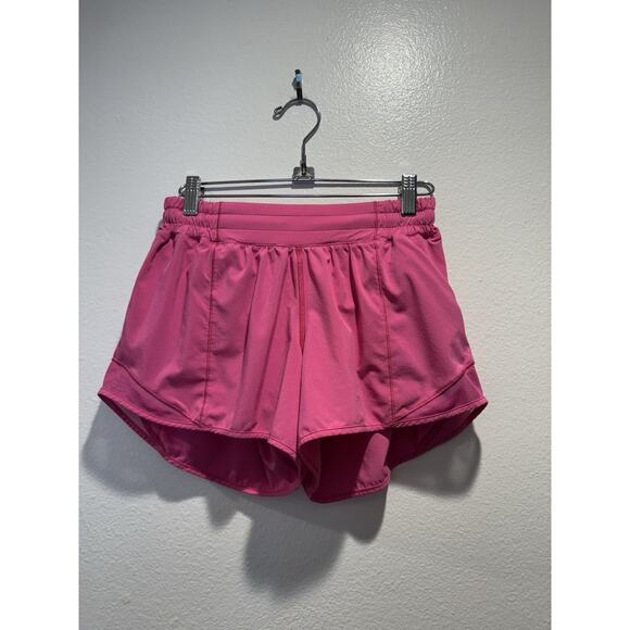 Lululemon Pants - Lululemon Hotty Hot Shorts Women’s Size 6 Bright Pink Mesh Lined Gym Run Workout